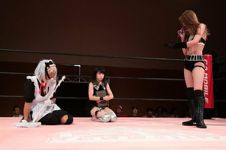 沙希様、伊藤麻希に善戦! アプガ(プロレス)、フェス出演と同時にリングでも全開