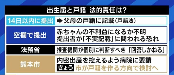 「赤ちゃんを抱っこした時、彼女は号泣した」「全国どこでも起きている問題だ」“内密出産”を決断した慈恵病院の蓮田健院長と熊本市の大西一史市長が生出演で訴え