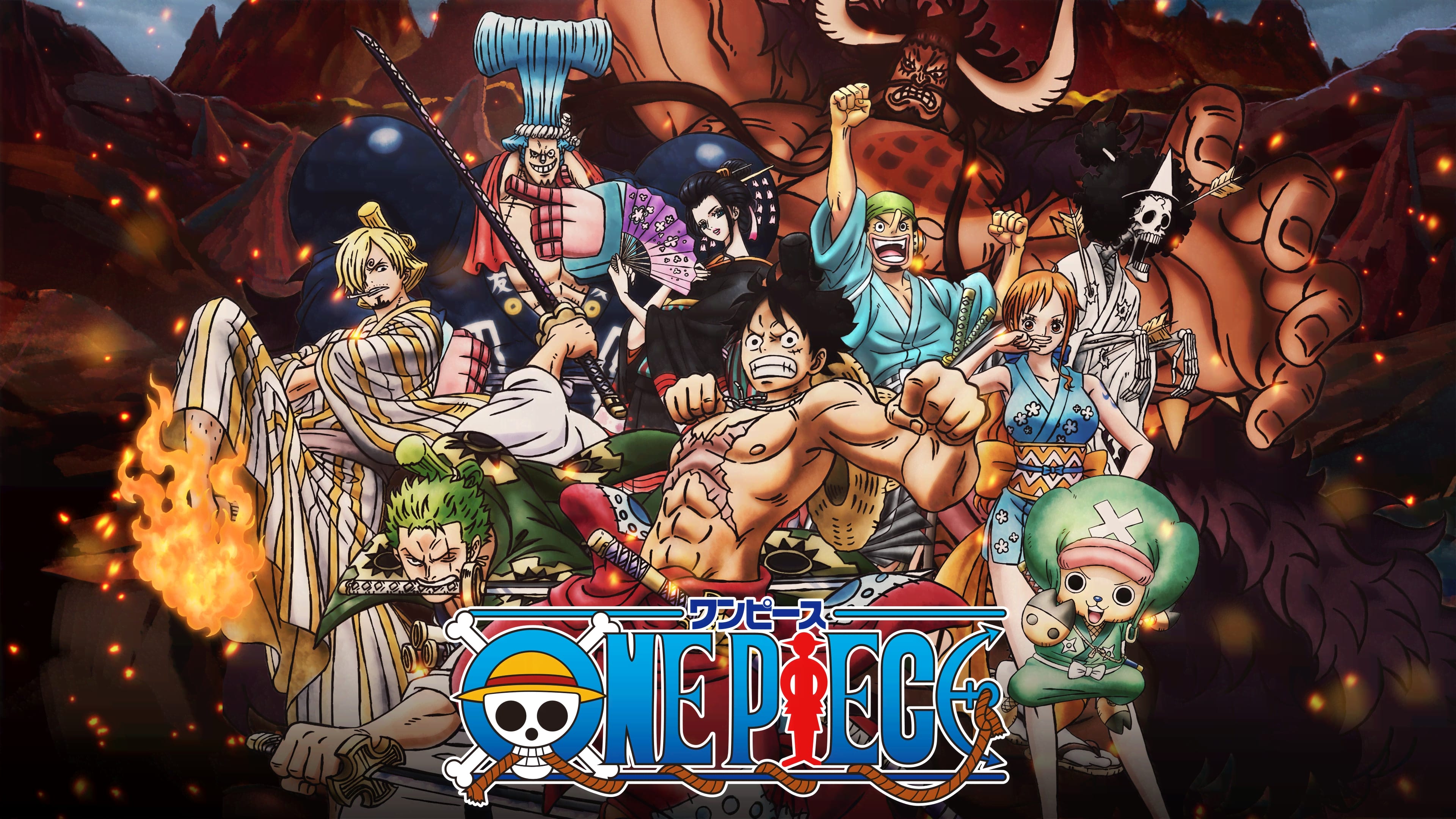 Anime One Piece 4k Ultra HD Wallpaper by くろこだいる