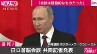 政治ニュース - 北方領土で進展は?日ロ首脳が共同発表ノーカット1 | 動画視聴は【Abemaビデオ(AbemaTV)】