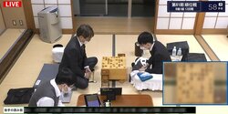 羽生善治九段 対 横山泰明七段 残留かけた一局は注目の夜戦へ 形勢は互角／将棋・順位戦B級1組