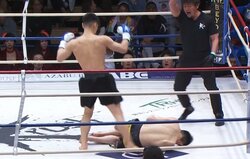 “秒”で担架投入の“一撃”カウンターKO 東大卒の官僚ファイター、予期せぬ結末に「担架！ 担架！」「大丈夫かよ…」心配の声相次ぐ