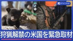 クマ個体数増え続ける日本＆狩猟解禁の米を緊急取材　“科学的に”クマ個体数を管理