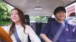 川島海荷、マニュアル車でドライブ！助手席の中田圭祐は「いい感じ」「こんなに上手だとは」『私たち結婚しました3』第4話