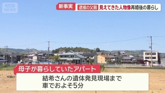 遺体発見現場まで車で約5分