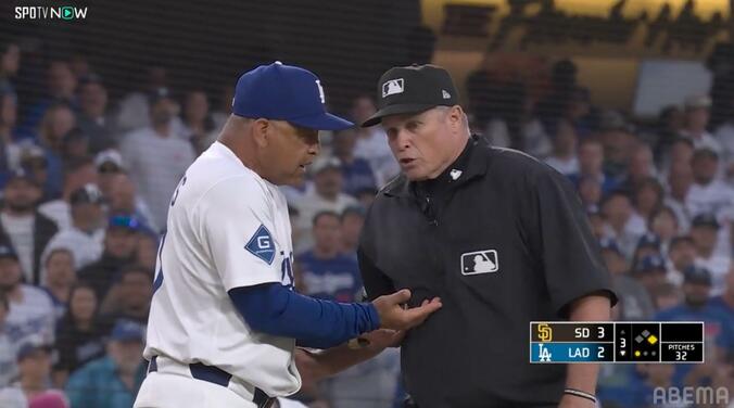 ロバーツ監督、大谷への死球で“激怒”