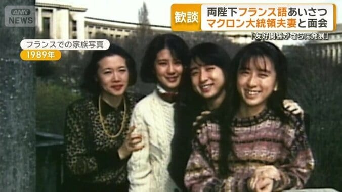 フランスでの家族写真（1989年）