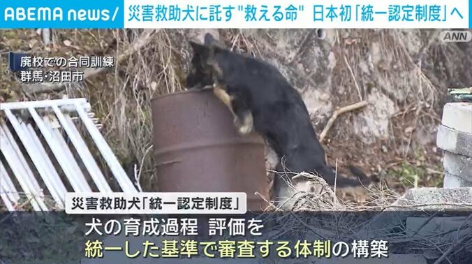 廃校での合同訓練