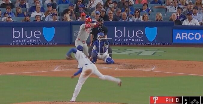 【写真・画像】何が起きた？ 大谷翔平、ストレートが“異常事態”「いきなり？」「出力上げすぎ」160キロ超え“剛速球”連発→球場全体が異様な雰囲気になる　1枚目