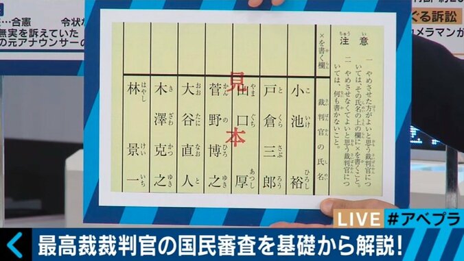 「任命されたら生活変わった」元最高裁裁判官を直撃！わかりにくい「国民審査」の問題点 8枚目