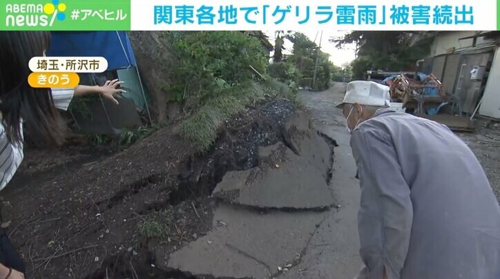 道路が冠水、倒木直撃で納屋が半壊…関東各地で「ゲリラ雷雨」による被害続出