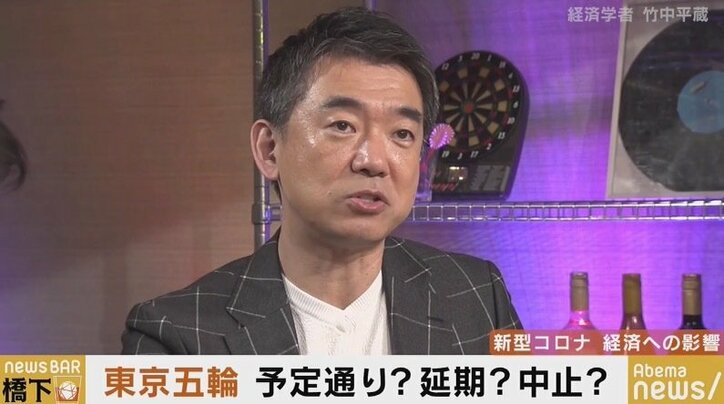 竹中平蔵氏「オリンピック延期なら、いつ安倍総理が政権を閉じるかにも影響」