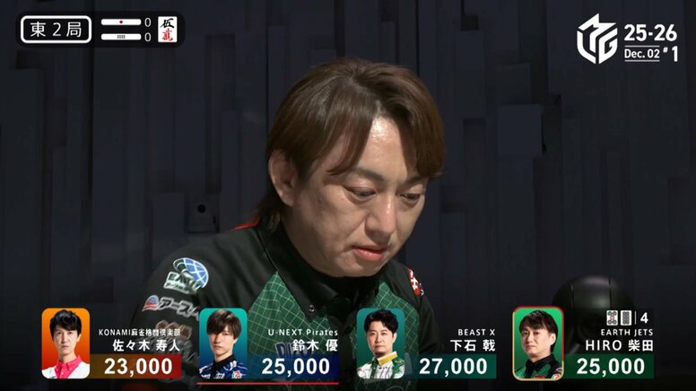 卓も溶ける熱い一発ツモ！HIRO柴田、芳醇なコクと味わいのあるアガリに「プレミアムバター」など珍コメント殺到／麻雀・Mリーグ