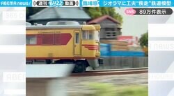 臨場感あふれる鉄道模型の走りを実現させたジオラマの“隠れた工夫”に「頭良すぎ…！」「すごい疾走感、これが模型！？」と驚きの声