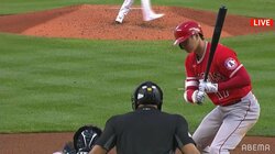 現地記者も「オフプレートだ」大谷翔平、“ボール球”での見逃し三振にネットがブーイングの嵐