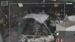 イオンモールで爆発　ドローン新映像でみえた内部　「炎がみえない爆発」とは？
