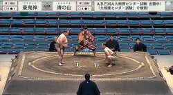 これぞ無差別級の衝撃決着 16歳小柄力士、50キロ差の巨漢力士を寄り倒しで撃破 「わぁ」館内驚きの声