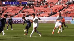 解説が大絶叫！ U-20日本代表MF、W杯初戦で右足コントロールショットのゴラッソ「ゴールにパスだよ」「うまくブラインドを使った」