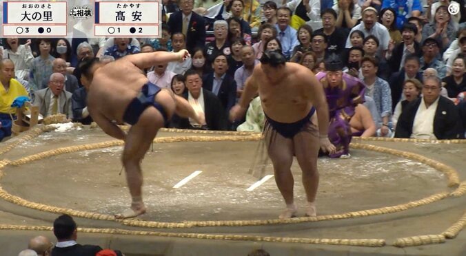 「悪い癖が出てしまった」横綱・大の里に土…“まさかの結末”に館内騒然、大山親方が指摘した勝負の分かれ目 3枚目