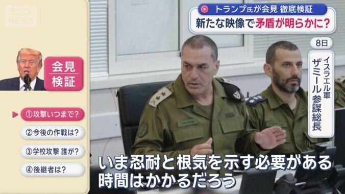 イスラエル軍　ザミール参謀総長