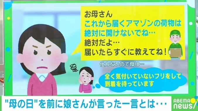 内緒で母の日のプレゼントを用意するはずが… バレバレな行動に母「喜びと笑いを堪えて知らないフリ」 1枚目