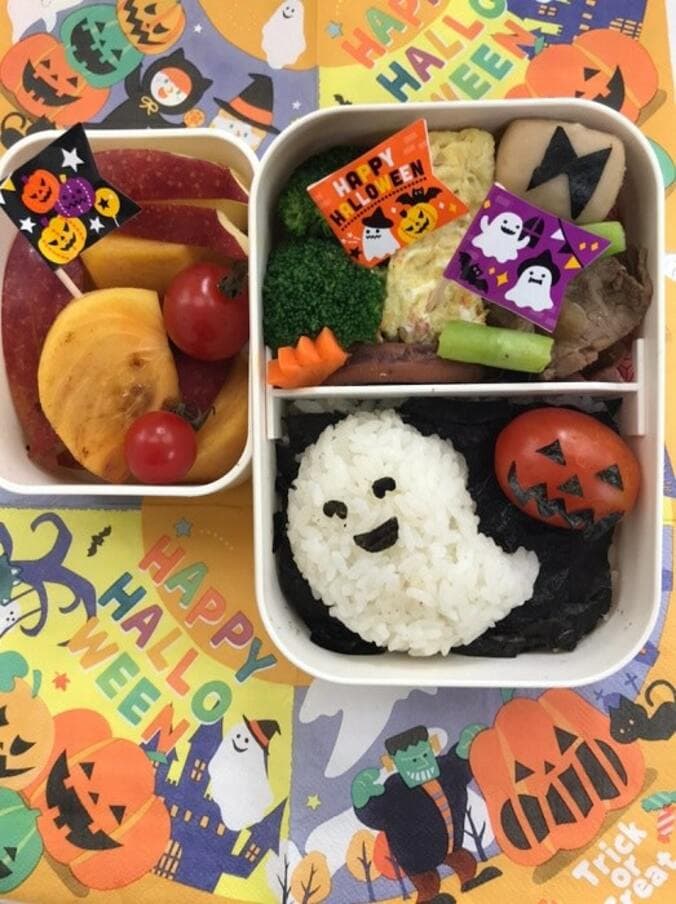  尾木ママ、朝4時過ぎに起きて作った“ハロウィン弁当”を公開「かわいい」「凄い」の声  1枚目