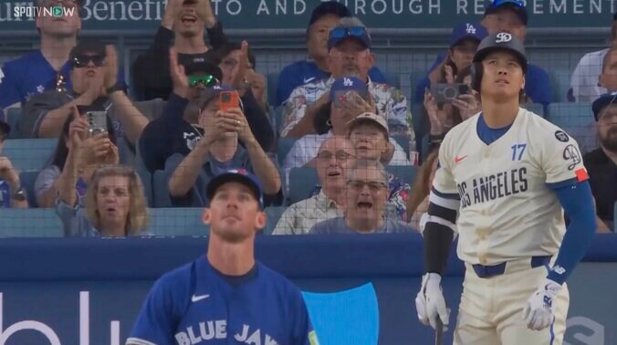 大谷、今日は“確信棒立ち”リアクション