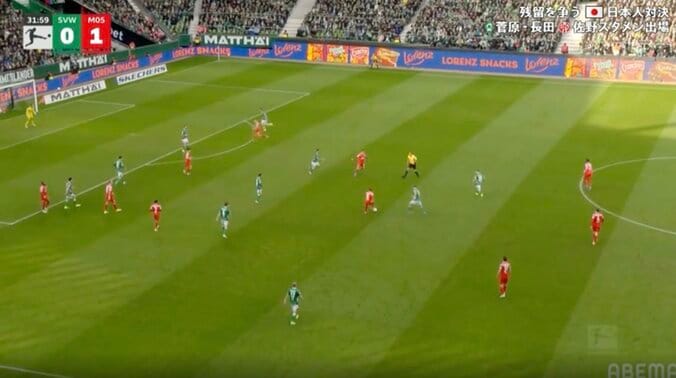 なんだこれは…？ 佐野海舟、思わず二度見する“連続技”「上手すぎやろ」完璧トラップ&ルーレット→プレスを無効化「余裕やん」「レベル違うな」 2枚目