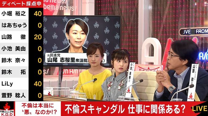 山路徹が山尾議員の不倫スキャンダルに持論を展開 3枚目