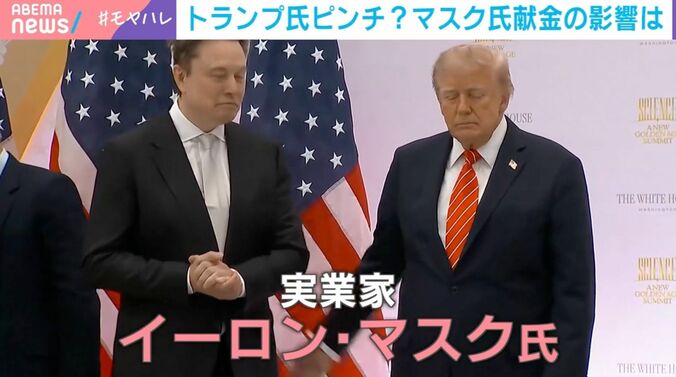 トランプ大統領とイーロン・マスク氏