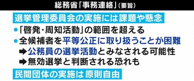 「平等公正を担保することが困難」総務省が“懸念” 杉並区選管“ボートマッチ”断念…投票先選びのあり方 4枚目