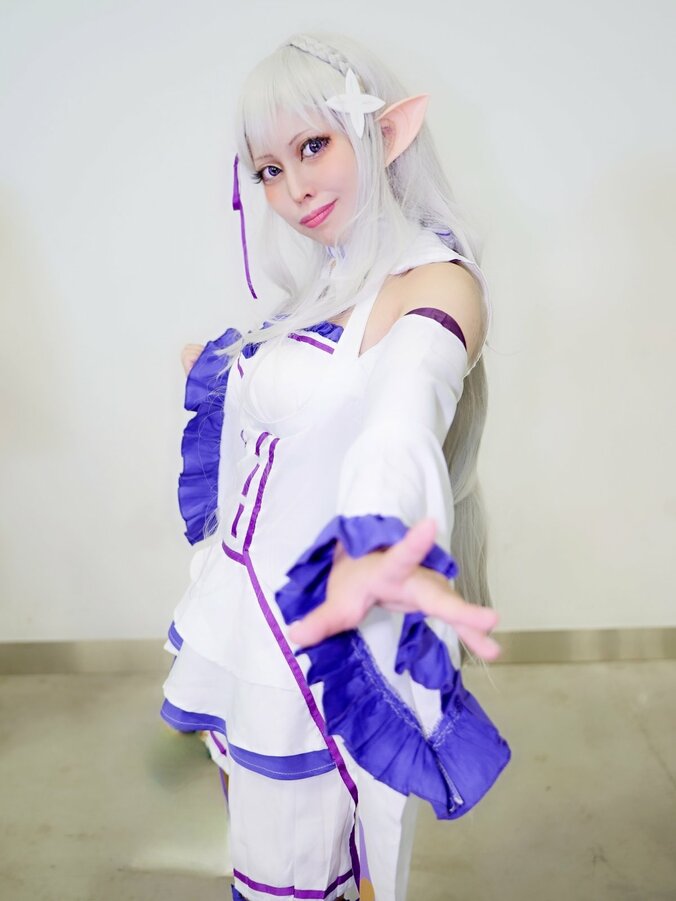 [照片/图片] 《Re:从零开始的异世界生活》爱蜜莉雅的Cosplay源于“想要站在本命身边”的热爱 2