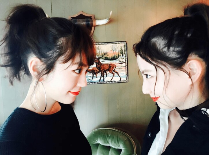 桐谷美玲＆河北麻友子、仲良し２ショット公開　「最強コンビ」と話題に