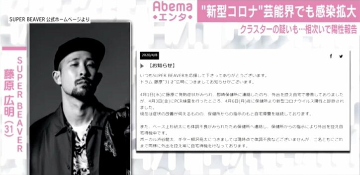 “新型コロナ”芸能界でも感染拡大 相次いで陽性報告、クラスターの疑いも