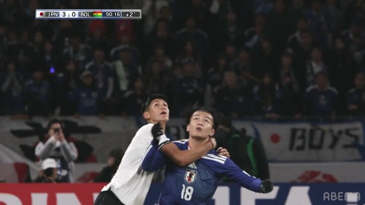 【映像】上田のファウルと判定された「接触」