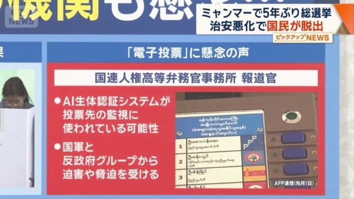 投票先の監視に使われている可能性を懸念
