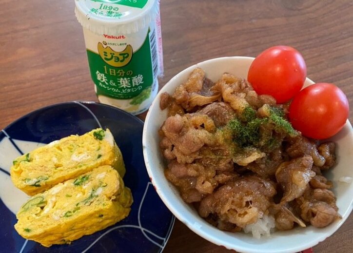 金子恵美、夫・宮崎謙介が作った朝食を公開「朝から絶好調です」