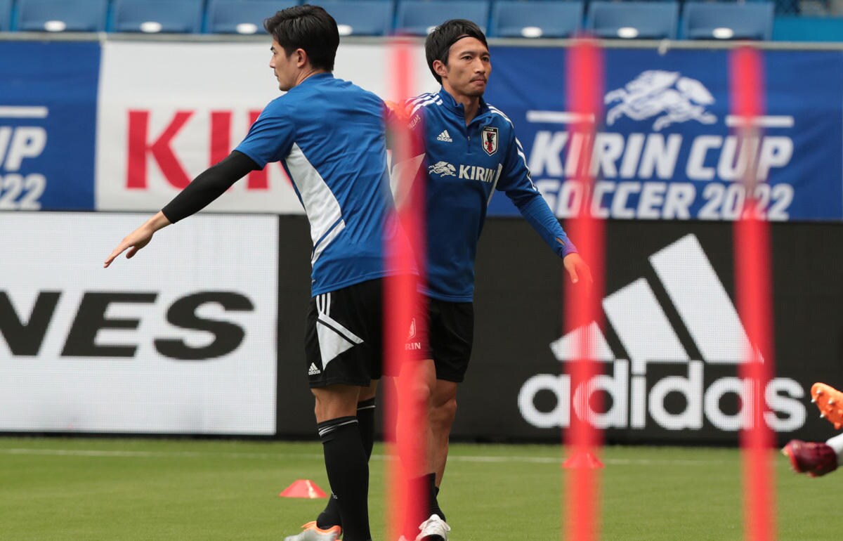 日本代表 チュニジア戦へ前日トレーニング 前日不参加の柴崎岳は復帰 中山雄太は続けて不在 超worldサッカー Fifa ワールドカップ 22 完全ガイド