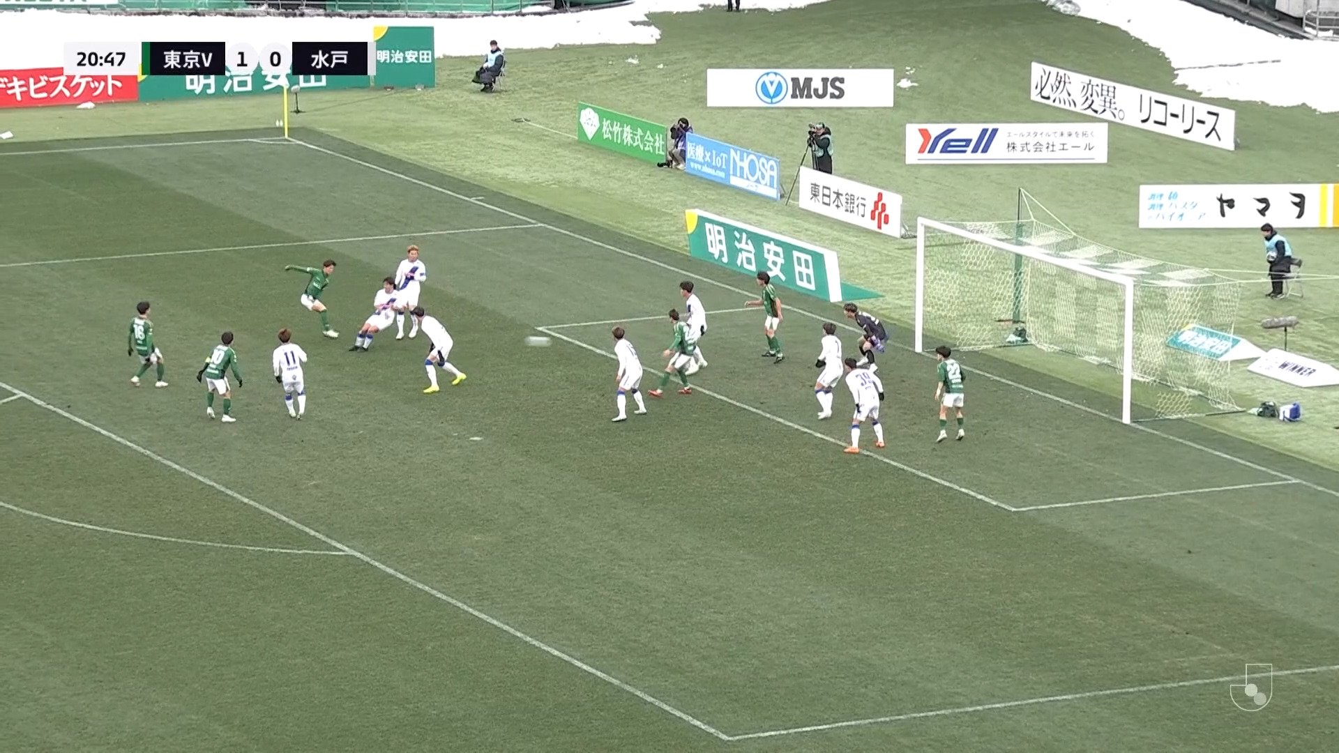 【映像】DF2人を抜く“ダブル股抜きシュート”