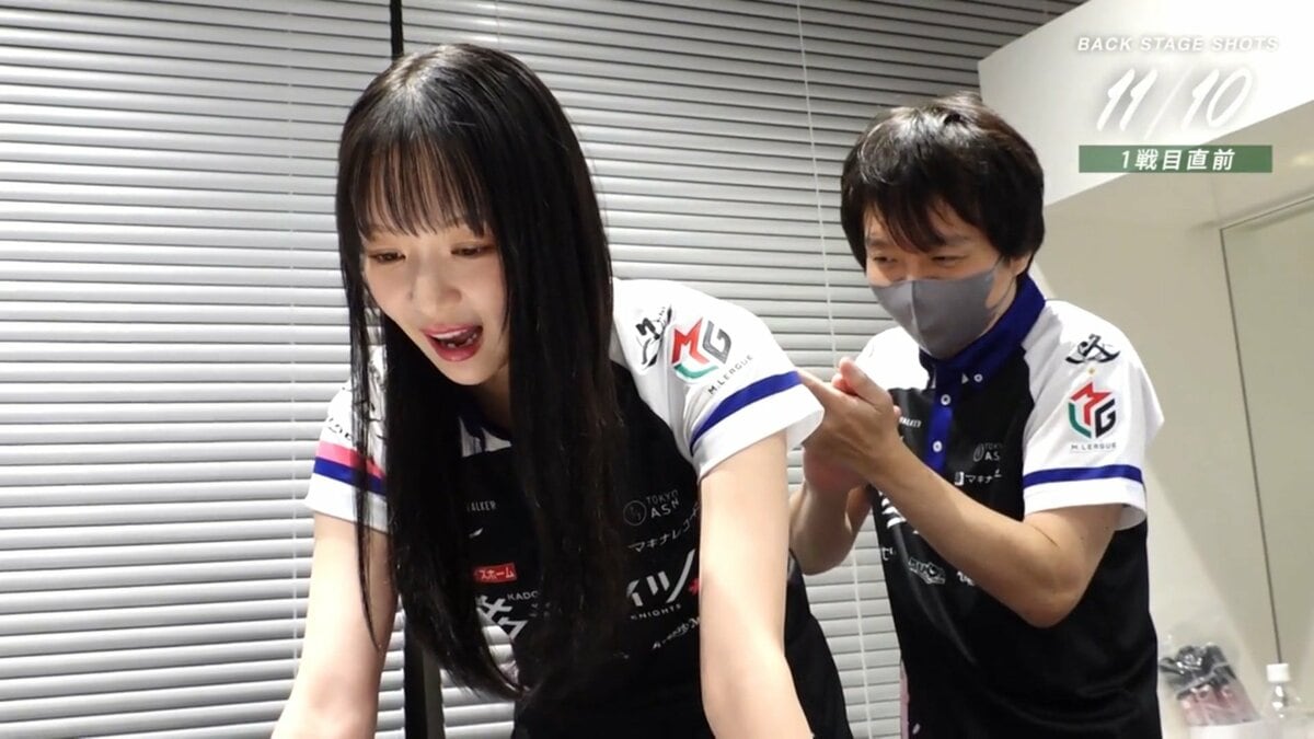 人気美女雀士・岡田紗佳、仲間の“気合い注入フェイント”に「あっ！」と