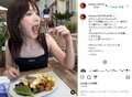 本田翼、大きな口でパクパク食事をする動画を公開 「食べてる姿もめっちゃ可愛い」とファン絶賛