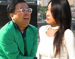 とろサーモン久保田、韓国のスタイル抜群セクシー美女に“江南スタイル”を披露するも完全に無視される