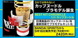 「クオリティが予想以上に変態的」最新技術を用いた”カップヌードル”のプラモデルが話題に
