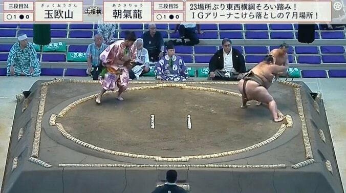 奇声が上がった館内の様子