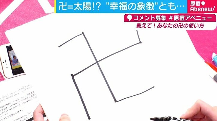 マジ卍＝「マジ胸毛」「マジ太陽」？ 葛飾北斎も雅号に使った「卍」のルーツとは | 国内 | ABEMA TIMES | アベマタイムズ