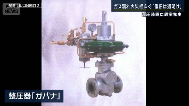 ガバナと呼ばれる減圧装置