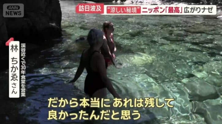 阿寺渓谷は財産