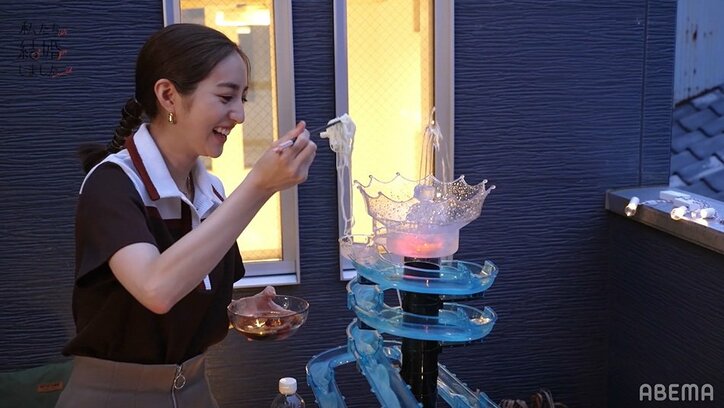 白洲迅、楽しそうな堀田茜に「かわいいな」夫婦で屋上でBBQ！流しそうめんも『私たち結婚しました』第9話
