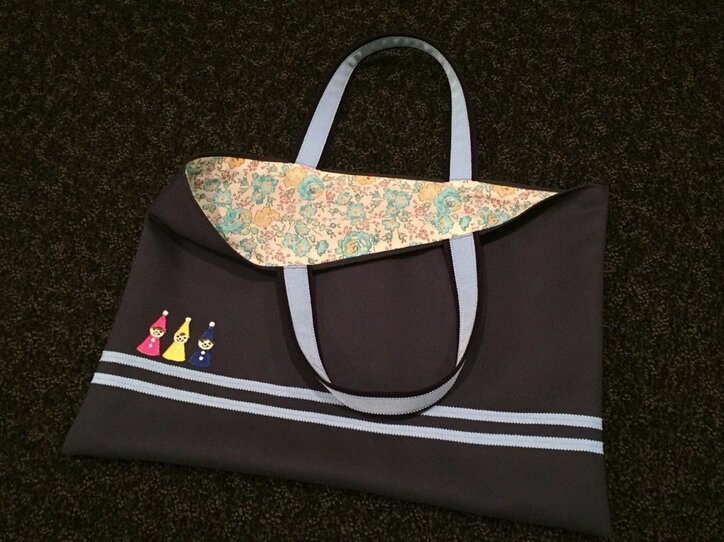 吉瀬美智子、バザー用に幼稚園バッグを手作り「贅沢なお品」「大人ですが欲しい」の声