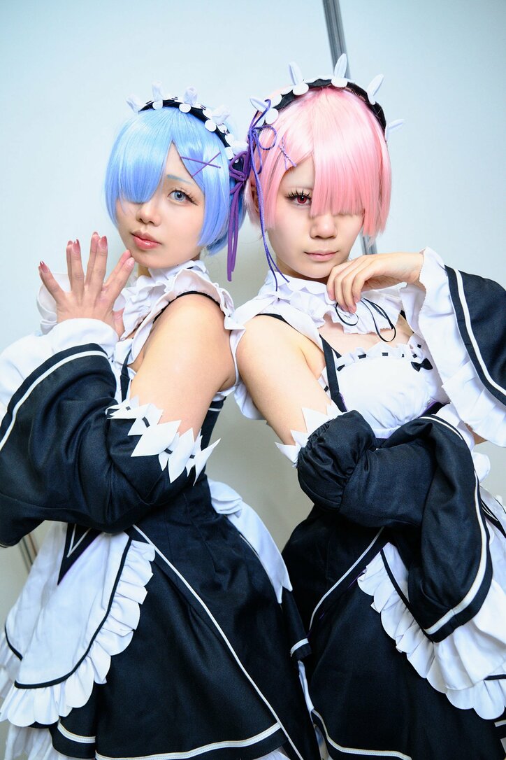 【写真・画像】『Re:ゼロから始める異世界生活』ラム＆レムコスプレ画像　4枚目